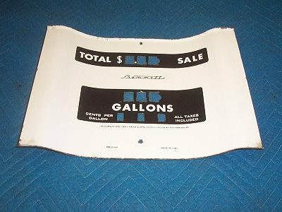 Bennett 956, 966 Porcelain Face Plate Non Totalizer