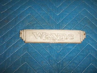 Wayne 60 Wide Body Nameplate