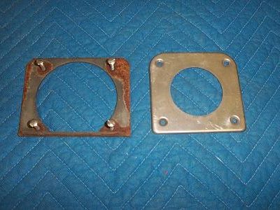 Wayne 505 Sight Glass Stainless Bezel With Backing Plate