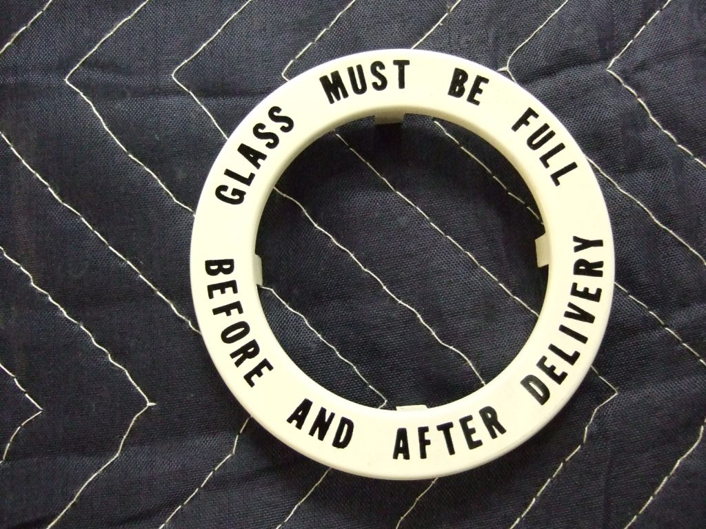 Wayne 100 Sight Glass Bezel, New Old Stock.