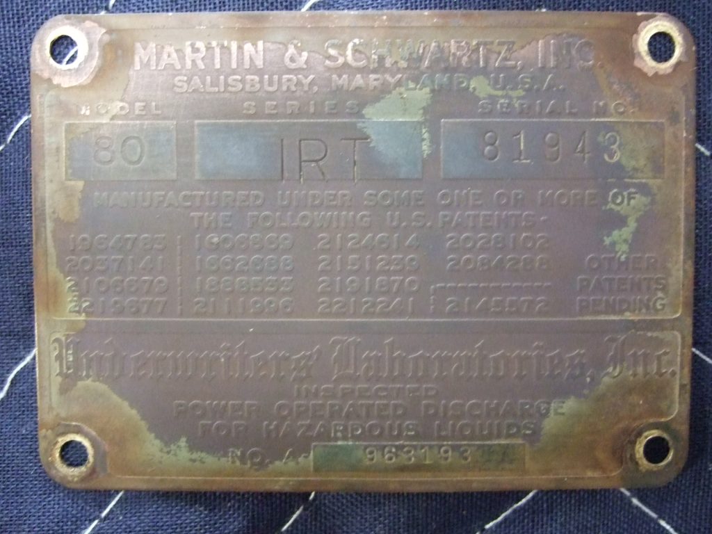 Martin Schwartz Brass ID Tag