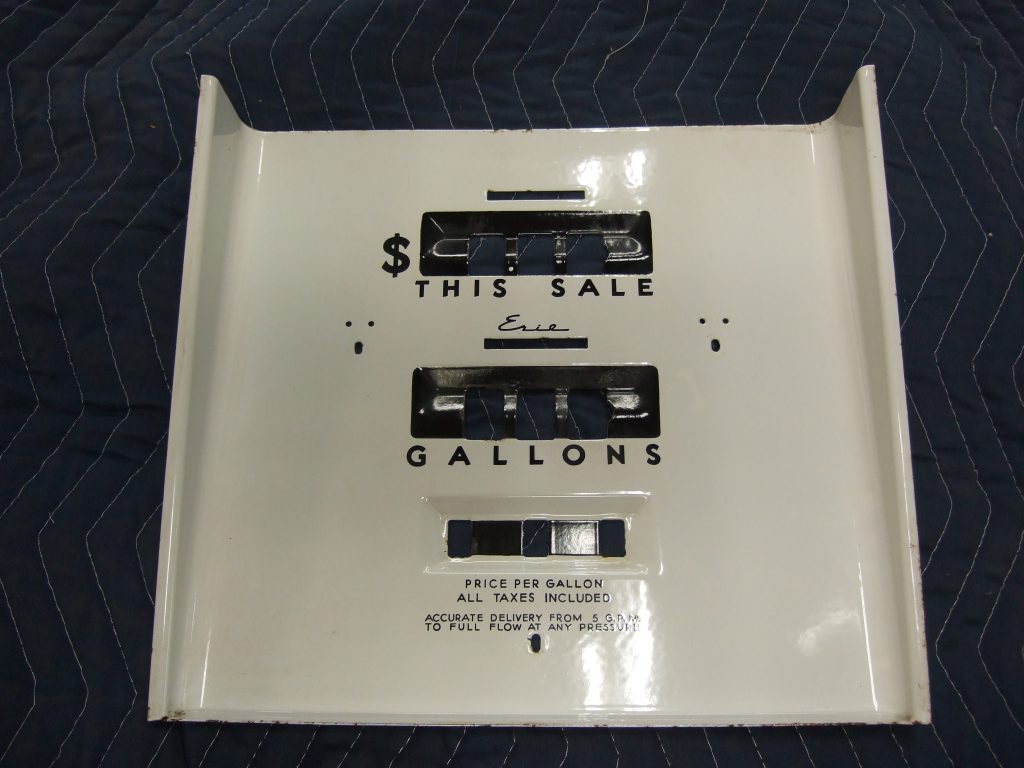 Erie 843 Totalizer Face Plate